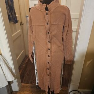 Fashion Nova Textured Knit Top in Warm Brown